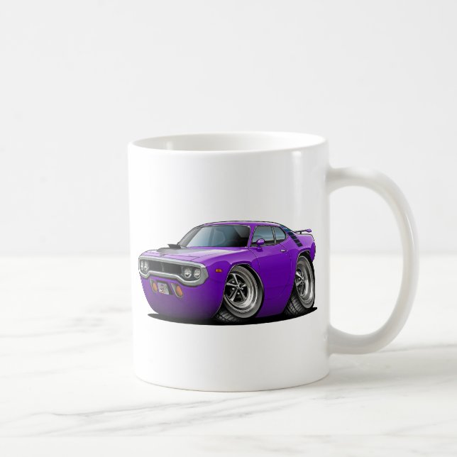 Caneca De Café Carro 1971-72 Roxo-Preto do Roadrunner (Direita)
