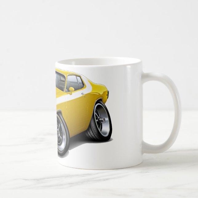 Caneca De Café Carro 1973-74 Amarelo-Branco do Roadrunner (Direita)