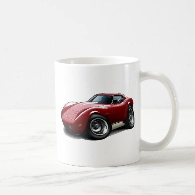 Caneca De Café Carro 1973-76 marrom de Corveta (Direita)