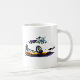 Caneca De Café Carro 1977-79 do branco de Corveta