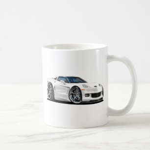 Caneca De Café Carro 2010-12 do branco de Corveta