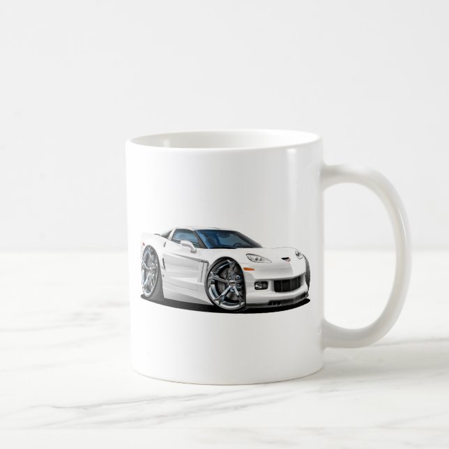 Caneca De Café Carro 2010-12 do branco de Corveta (Direita)