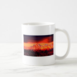 Caneca De Café Carro a cabo do France Mont Blanc