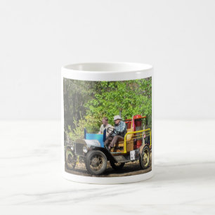Caneca De Café carro a gás de madeira