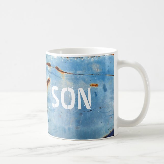 Caneca De Café Carro Americano Rusty - Personalizável (Direita)