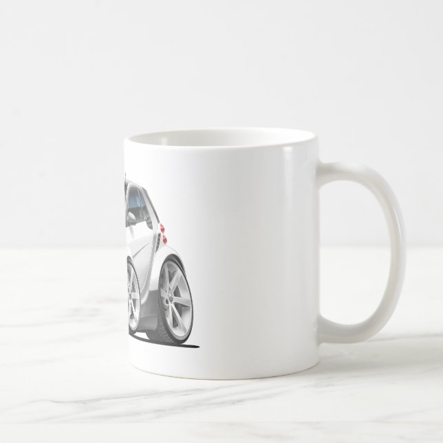 Caneca De Café Carro branco esperto (Direita)
