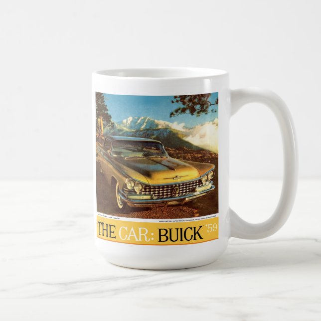 Caneca De Café Carro Buick 1959 (Direita)