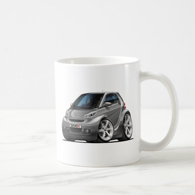 Caneca De Café Carro cinzento esperto (Direita)