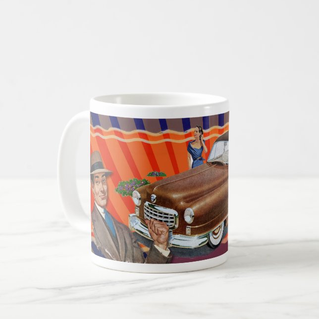 CANECA DE CAFÉ CARRO CLÁSSICO MCM E DESIGN (Frente Esquerda)
