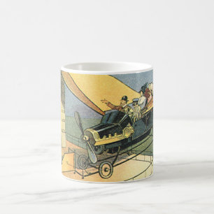 Caneca De Café Carro conversível Steampunk de ficção científica r