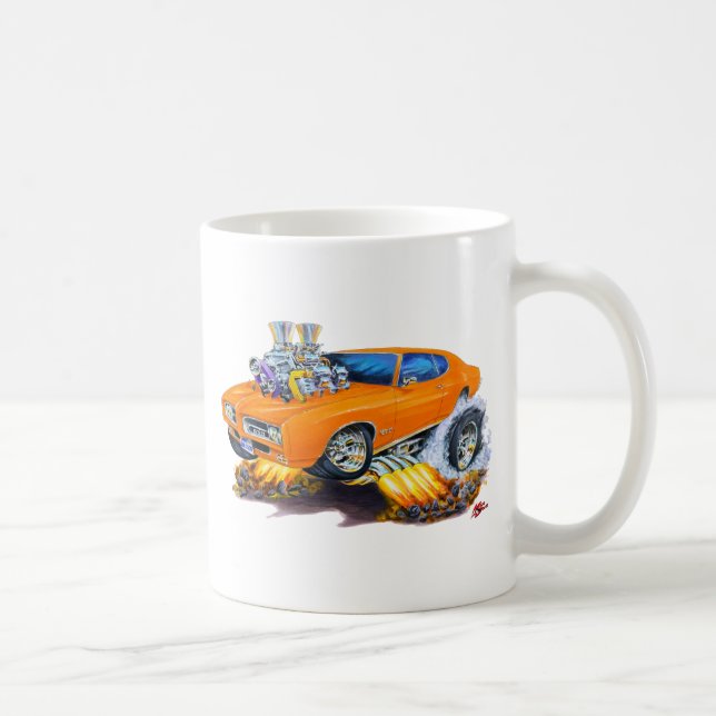 Caneca De Café Carro da laranja de 1969 GTO (Direita)