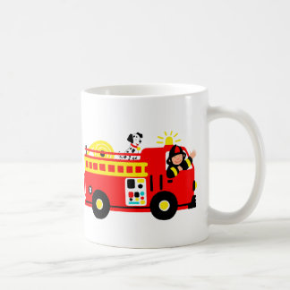 Caneca De Café Carro de bombeiros