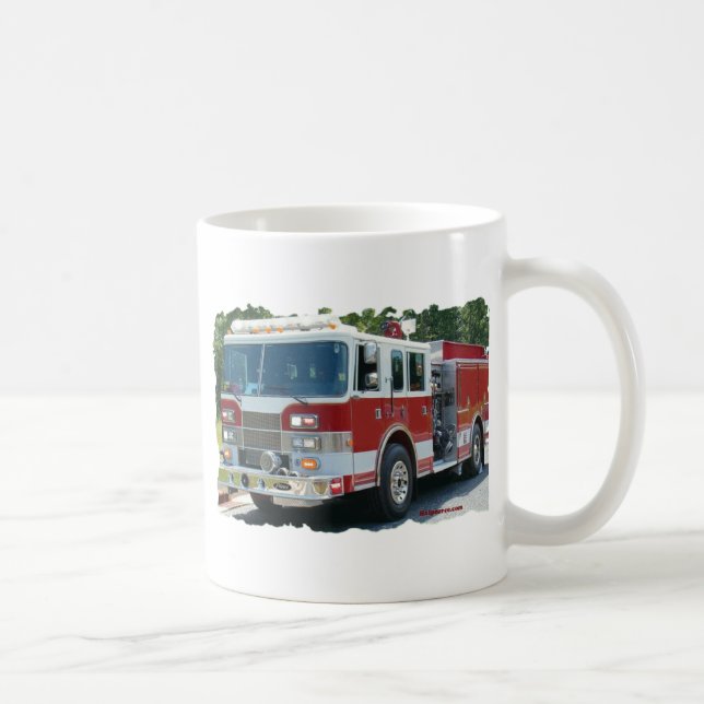 Caneca De Café Carro de bombeiros de Pierce (Direita)