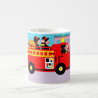 Caneca De Café Carro de bombeiros ocupado