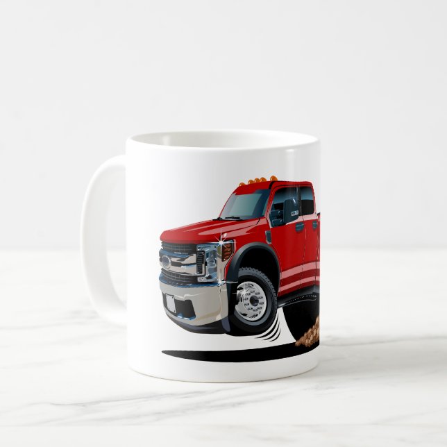 Caneca De Café Carro de desenho animado (Frente Esquerda)