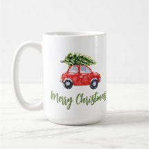 Carro de Natal com Árvore