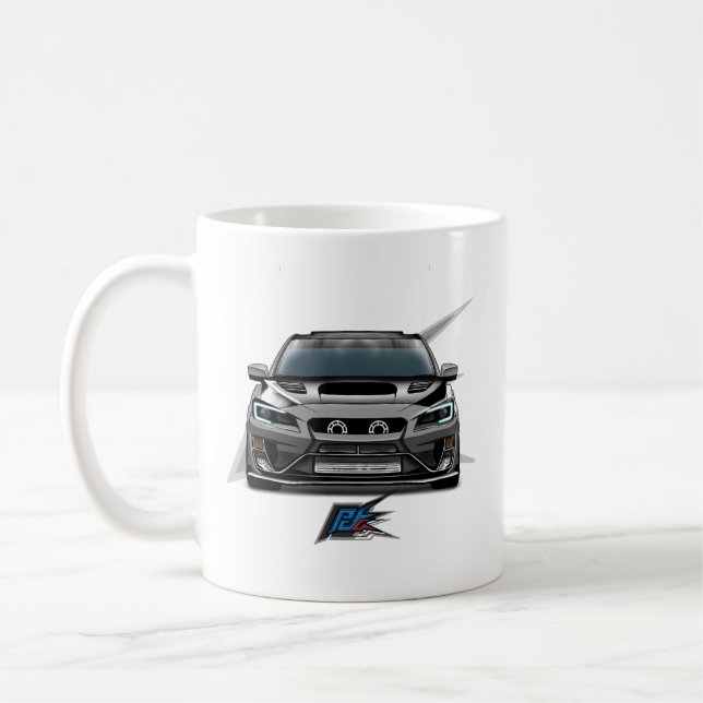 Caneca De Café carro de rali jdm wrc (Esquerda)