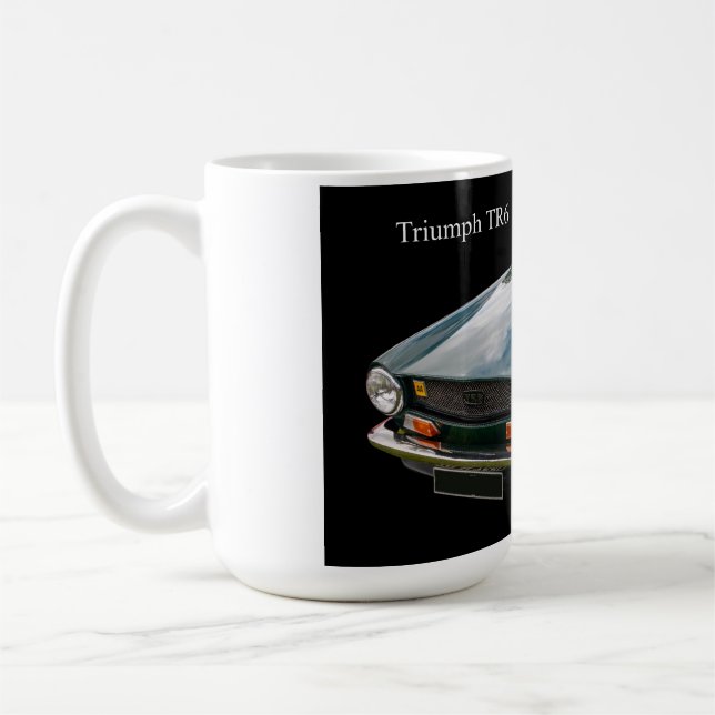 Caneca De Café Carro desportivo clássico Triumph TR6 (Esquerda)