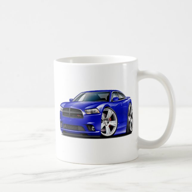 Caneca De Café Carro do azul do RT do carregador de Dodge (Direita)