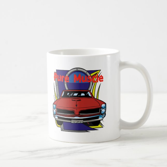 Caneca De Café Carro do músculo de 1966 GTO (Direita)