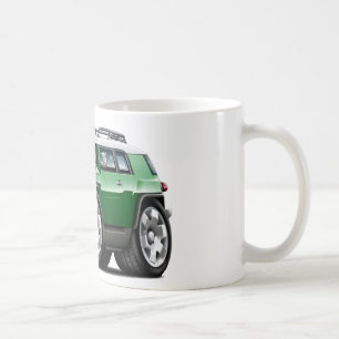 Caneca De Café Carro do verde do cruzador das FJ