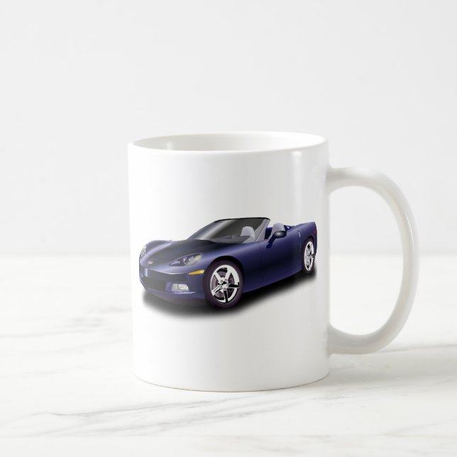 Caneca De Café Carro esportivo roxo (Direita)