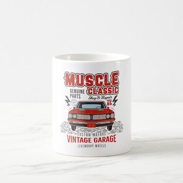 Caneca De Café Carro Muscular Clássico (Criador carregado)