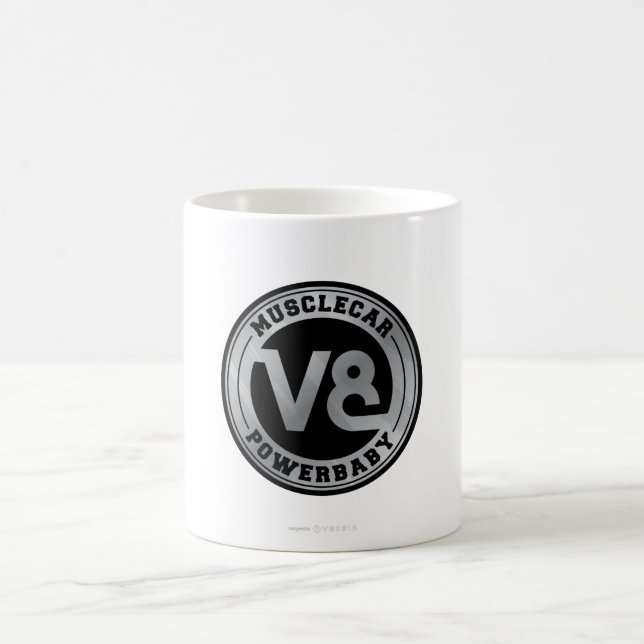 Caneca De Café Carro Muscular V8 (Centro)