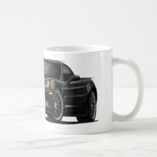 Caneca De Café Carro preto de Corveta ZR1