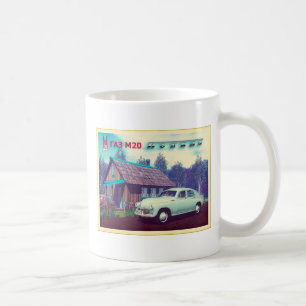 Caneca De Café Carro Russo E Dacha