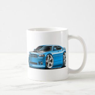 Caneca De Café Carro super do azul da abelha do carregador de
