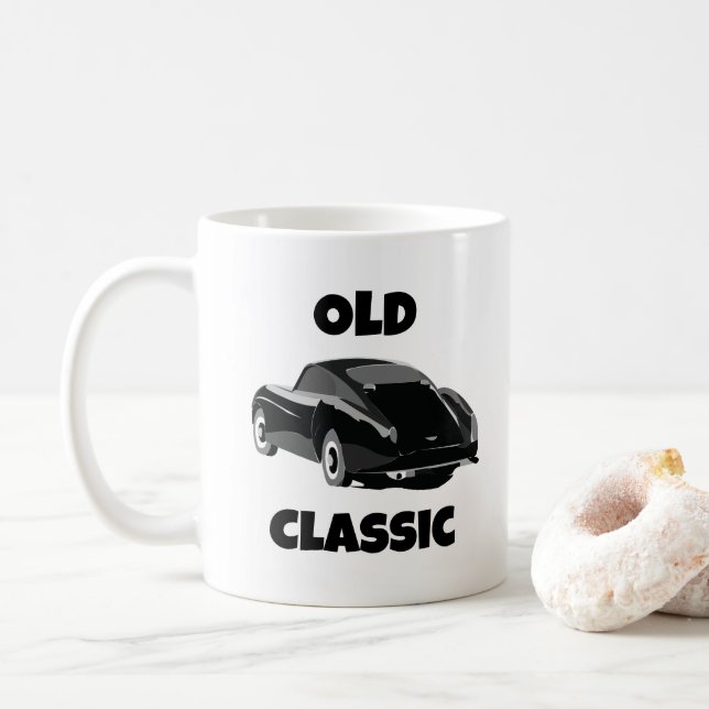 Caneca De Café Carro vintage Clássico (Com Donut)