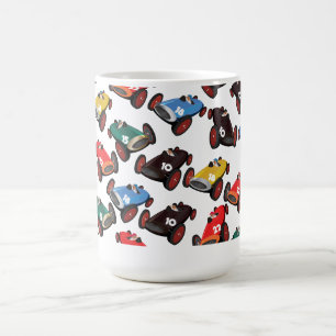 Caneca De Café Carros De Corrida Vintage