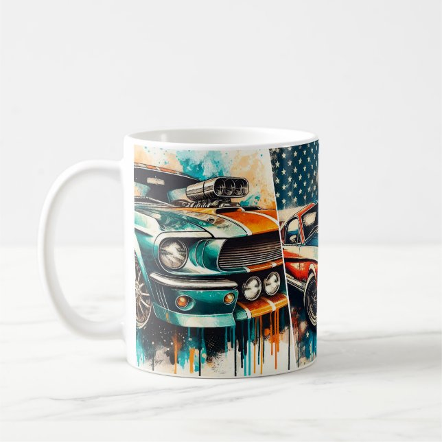 Caneca De Café carros legal (Esquerda)