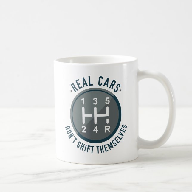 Caneca De Café Carros Reais (Direita)