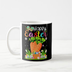 Caneca De Café Carrot Bunny Egg Hunting Felz pascoa 2