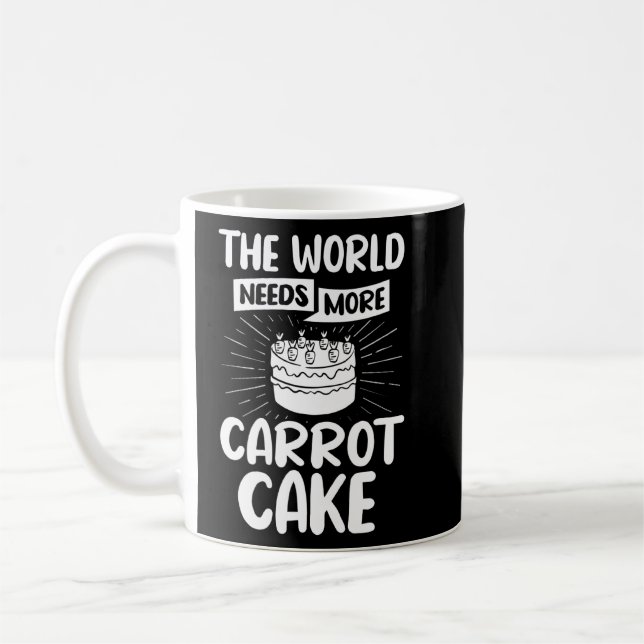 Caneca De Café Carrot Cake Recipiente Cupcakes Pie Gluten Free Ve (Esquerda)