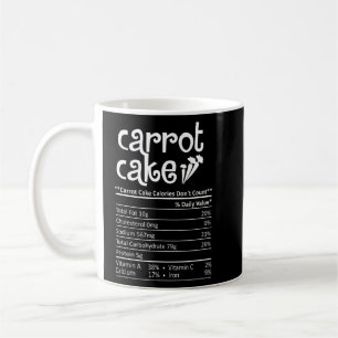 Caneca De Café Carrot Cake Recipiente Cupcakes Pie Gluten Free Ve