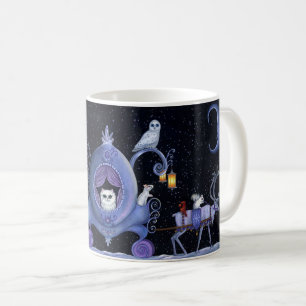 Caneca De Café Carruagem Azul, , Coruja Branca de Neve