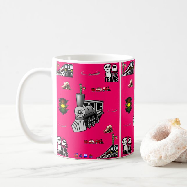 Caneca De Café carruagens (Com Donut)