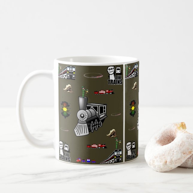 Caneca De Café carruagens (Com Donut)