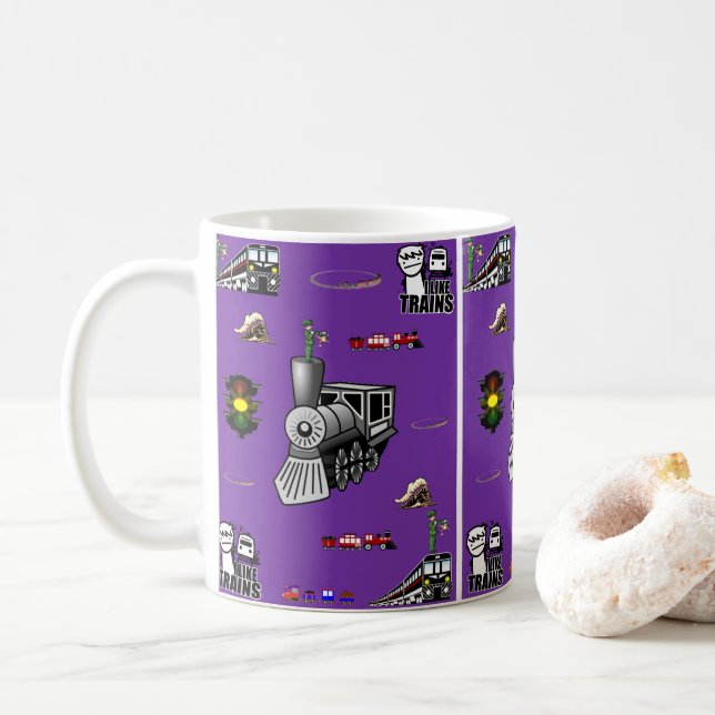 Caneca De Café carruagens (Com Donut)