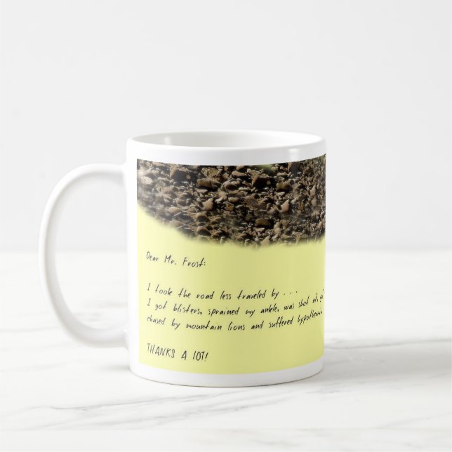 CANECA DE CAFÉ CARTA ABERTA A ROBERT FROST (Esquerda)