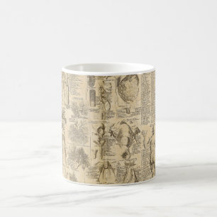 Caneca De Café Carta anatômica de Cyclopaedia 1728