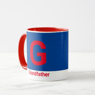 Caneca de Café Carta de Avô Moderno