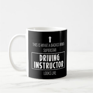 Caneca De Café Carta de condução de instrutor