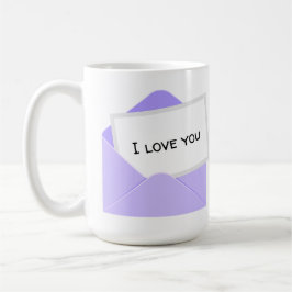 Caneca De Café Carta de Eu Te Amo