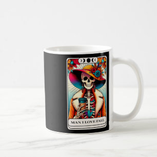 Caneca De Café Carta de Tarot da Garota de Outono Café de Outono