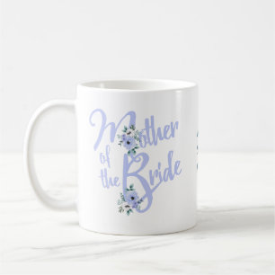 Caneca De Café Carta Floral Mãe da Noiva Casamento Personalizado