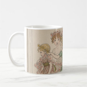 Caneca De Café Cartão Antigo do Dia dos Namorados, Kate Greenway,